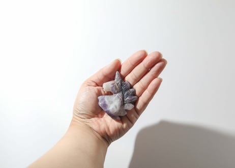 悟りのシッディ＆葉月ゆうによる技封入❣️【カルマ体のブロック解放/ハートからの願いを叶える】アメジスト ユニコーン