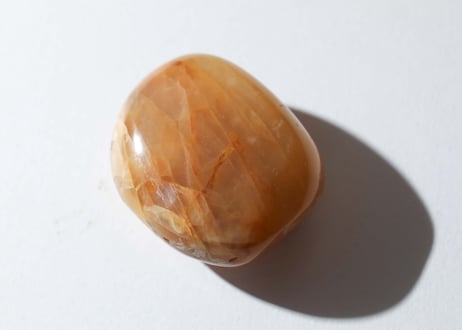 悟りのシッディ＆葉月ゆうによる技封入❣️【カルマ体のブロック解放/ハートからの願いを叶える】ピーチムーンストーン 握り石