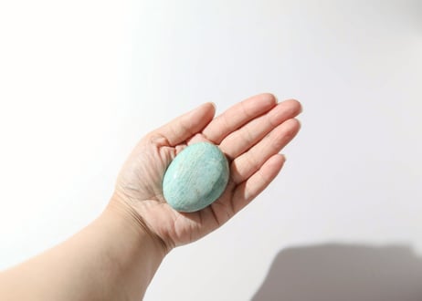 大技封入❣️【虚空蔵菩薩から智慧を授かる】アマゾナイト 握り石 ※イベントクーポン使用不可