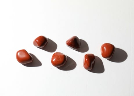 【動きに変化をもたらす】レッドジャスパー タンブルS（6個セット）