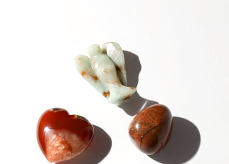 葉月ゆうによる技封入❣️【四大天使のサポート＆結界】天使の行動力セット〈アマゾナイト〉巾着付き ※イベントクーポン使用不可