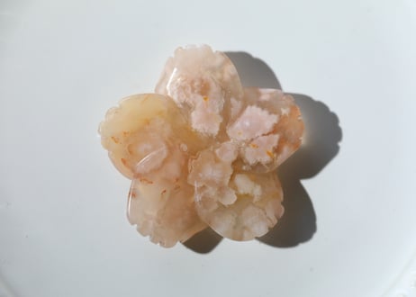 葉月ゆうによる技封入❣️【未来供養】オリジナルカード付き チェリーブロッサムアゲート 花