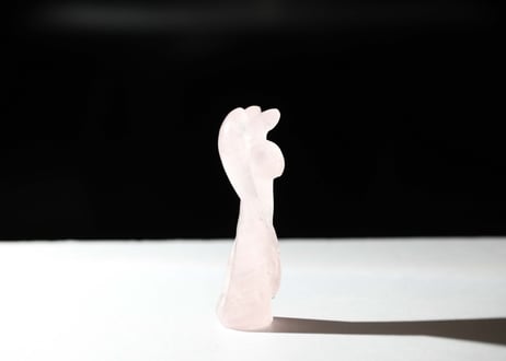 葉月ゆうによる技封入❣️【多次元の才能と繋がる】オリジナルカード付き ローズクォーツ 女神