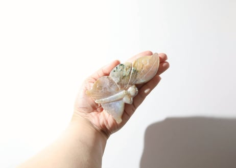 葉月ゆうによる技封入❣️【奇跡に包まれる】エンジェルオーラ チェリーブロッサムアゲート 精霊 ※イベントクーポン使用不可