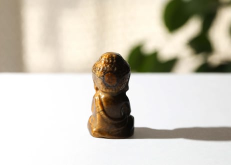 悟りのシッディ＆葉月ゆうによる技封入❣️【カルマ体のブロック解放/ハートからの願いを叶える】タイガーアイ ブッダ