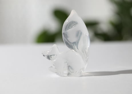 葉月ゆうによる技封入❣️【自分と対立する遺伝子プログラムの解放】オリジナルカード付き クリアクォーツ りす