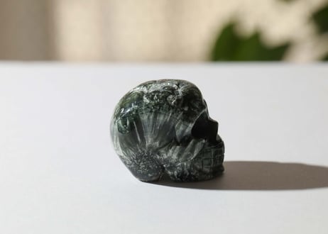 悟りのシッディ＆葉月ゆうによる技封入❣️【カルマ体のブロック解放/ハートからの願いを叶える】セラフィナイト スカル