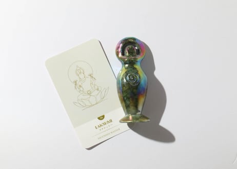 葉月ゆうによる技封入❣️【神仏と繋がる】オリジナルカード付き エンジェルオーラ 翡翠 女神