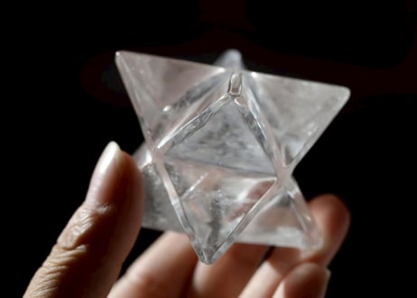 技封入❣️【あらゆる可能性の扉を開く】虹入り レムリアンクォーツ マカバ ※イベントクーポン使用不可