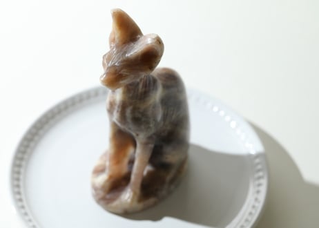 葉月ゆうによる技封入❣️【カルマ体のブロック解放/ハートからの願いを叶える】ムーンストーン バステト