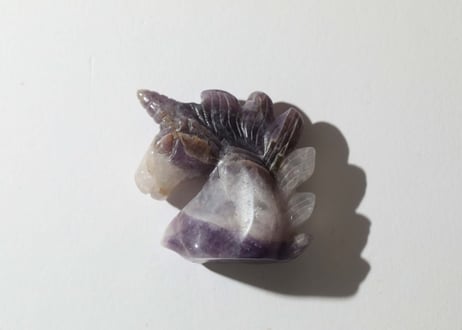 悟りのシッディ＆葉月ゆうによる技封入❣️【カルマ体のブロック解放/ハートからの願いを叶える】アメジスト ユニコーン