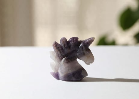 悟りのシッディ＆葉月ゆうによる技封入❣️【カルマ体のブロック解放/ハートからの願いを叶える】アメジスト ユニコーン