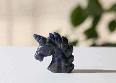 悟りのシッディ＆葉月ゆうによる技封入❣️【カルマ体のブロック解放/ハートからの願いを叶える】ソーダライト ユニコーン