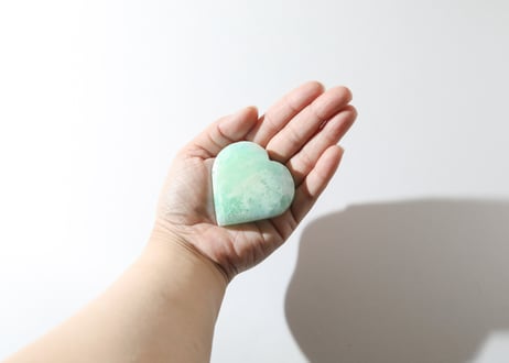 葉月ゆうによる技封入❣️【ラクシュミーの繁栄の結界】オリジナルカード付き エンジェルオーラ グリーンカルサイト ハート