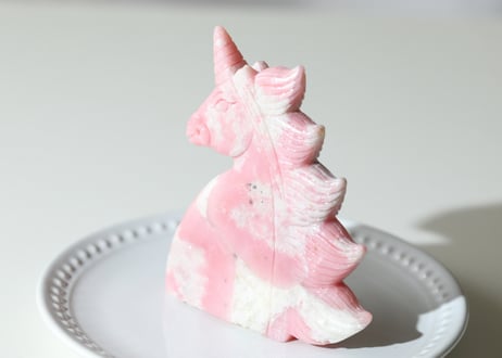 葉月ゆうによる技封入❣️【青天井にますます良い人間になる】ピンクオパール ユニコーン