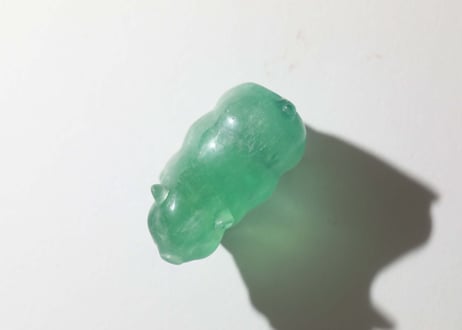 悟りのシッディ＆葉月ゆうによる技封入❣️【カルマ体のブロック解放/ハートからの願いを叶える】フローライト ぶた