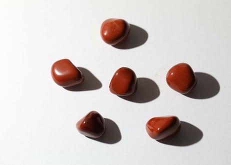 【動きに変化をもたらす】レッドジャスパー タンブルS（6個セット）