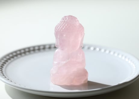 技封入❣️【先祖供養】ローズクォーツ ブッダ ※イベントクーポン使用不可