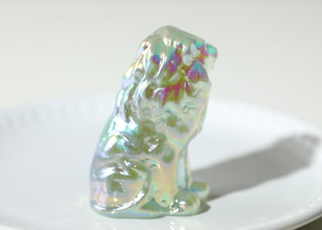 ライオンズゲートのエナジーLion of Jupiter＆葉月ゆうによる技封入❣️【青天井にラッキーを引き寄せる】エンジェルオーラ フローライト ライオン ※イベントクーポン使用不可