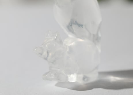 葉月ゆうによる技封入❣️【自分と対立する遺伝子プログラムの解放】オリジナルカード付き クリアクォーツ りす