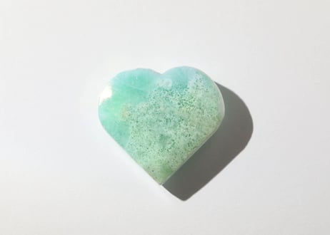 葉月ゆうによる技封入❣️【神仏と繋がる】オリジナルカード付き エンジェルオーラ グリーンカルサイト ハート