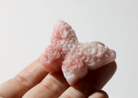 葉月ゆうによる技封入❣️【愛し愛される】ピンクオパール フラワーバタフライ ※イベントクーポン使用不可