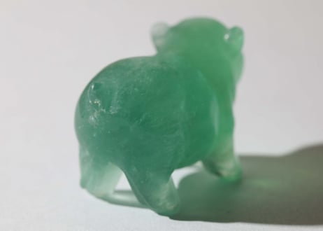 悟りのシッディ＆葉月ゆうによる技封入❣️【カルマ体のブロック解放/ハートからの願いを叶える】フローライト ぶた