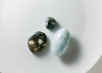 【夏至のストーンヘンジエネルギー封入】ハイクオリティ ガーニエライトとプレセリブルーストーンの変容セット