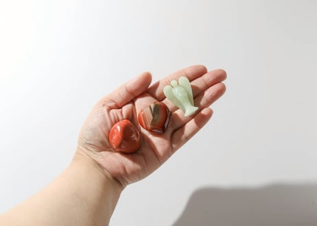 葉月ゆうによる技封入❣️【四大天使のサポート＆結界】天使の行動力セット〈翡翠〉巾着付き ※イベントクーポン使用不可