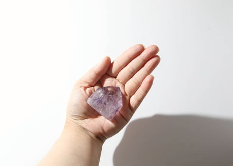 葉月ゆうによる技封入❣️【奇跡に包まれる】虹入り アメジスト ポイント ※イベントクーポン使用不可