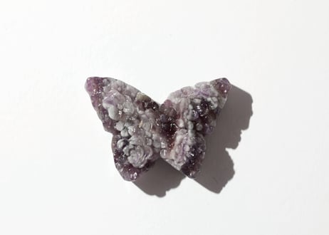 葉月ゆうによる技封入❣️【愛し愛される】アメジスト フラワーバタフライ ※イベントクーポン使用不可