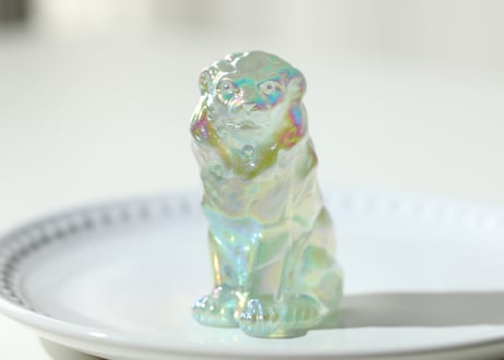 ライオンズゲートのエナジーLion of Jupiter＆葉月ゆうによる技封入❣️【青天井にラッキーを引き寄せる】エンジェルオーラ フローライト ライオン ※イベントクーポン使用不可