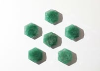 【悟りのシッディ入り】グリーンストロベリークォーツ 六芒星（1個）