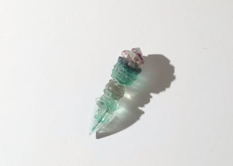 葉月ゆうによる技封入❣️【奇跡に包まれる/魔除けの結界】レインボーフローライト ヴァジュラキラヤ・プルバ ※イベントクーポン使用不可