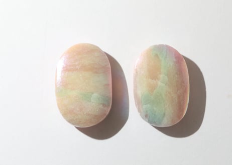 【悟った至福のシッディ】＆大技封入❣️【悩みを食べてくれる龍神】エンジェルオーラ ピンクオパール 握り石（1個）