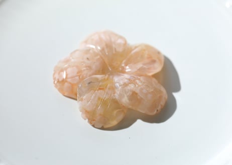 葉月ゆうによる技封入❣️【未来供養】オリジナルカード付き チェリーブロッサムアゲート 花
