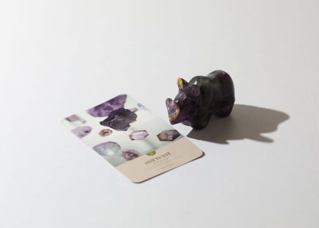 葉月ゆうによる技封入❣️【多次元の才能と繋がる】オリジナルカード付き〈リメイク〉アメジスト サイ