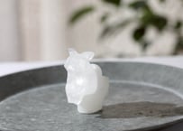 【静けさの空間】クリアクォーツの考えるぶたとホワイト翡翠のトイレ