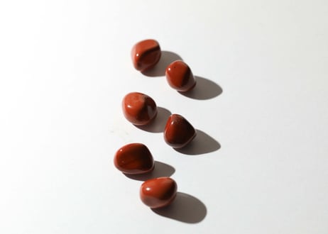 【動きに変化をもたらす】レッドジャスパー タンブルS（6個セット）