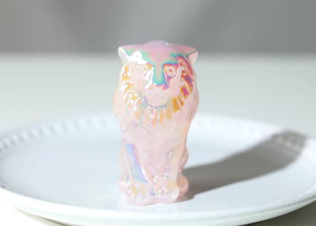 ライオンズゲートのエナジーLion of Jupiter＆葉月ゆうによる技封入❣️【青天井にラッキーを引き寄せる】エンジェルオーラ ローズクォーツ ライオン ※イベントクーポン使用不可