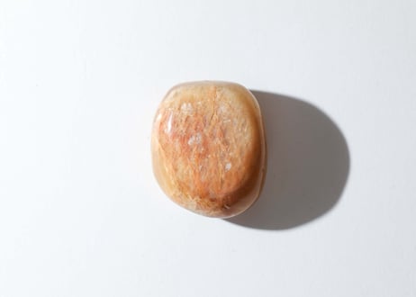 悟りのシッディ＆葉月ゆうによる技封入❣️【カルマ体のブロック解放/ハートからの願いを叶える】ピーチムーンストーン 握り石
