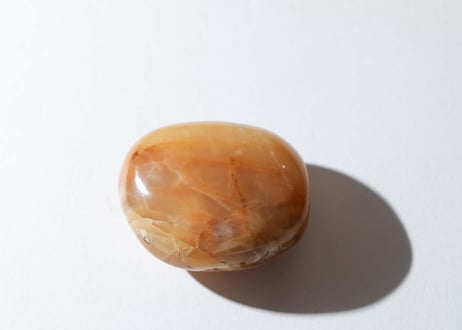 悟りのシッディ＆葉月ゆうによる技封入❣️【カルマ体のブロック解放/ハートからの願いを叶える】ピーチムーンストーン 握り石