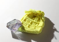 葉月ゆうによる技封入❣️【奇跡に包まれる】タンジンオーラクォーツ 手編みの巾着付き ※イベントクーポン使用不可