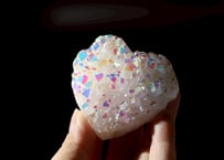 葉月ゆうによる技封入❣️【愛し愛される】エンジェルオーラ ホワイトクォーツ クラスター ハート ※イベントクーポン使用不可