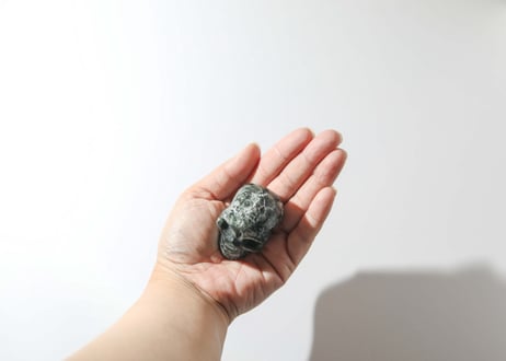 悟りのシッディ＆葉月ゆうによる技封入❣️【カルマ体のブロック解放/ハートからの願いを叶える】セラフィナイト スカル