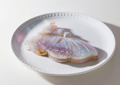 【寄り添う芸術】エンジェルオーラ チェリーブロッサムアゲート 精霊