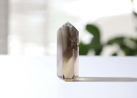 悟りのシッディ＆葉月ゆうによる技封入❣️【カルマ体のブロック解放/ハートからの願いを叶える】ホワイトガーデンスモーキークォーツ ポイント
