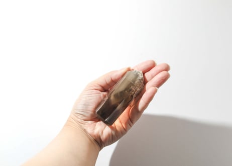 悟りのシッディ＆葉月ゆうによる技封入❣️【カルマ体のブロック解放/ハートからの願いを叶える】ホワイトガーデンスモーキークォーツ ポイント