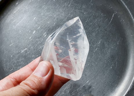 【INDEPENDENCE 自立（富を持つに値する）シジル封入 オリジナルカード付き❣️】虹入り サンフラワークォーツ ポイント ※イベントクーポン使用不可