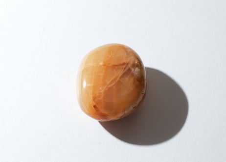悟りのシッディ＆葉月ゆうによる技封入❣️【カルマ体のブロック解放/ハートからの願いを叶える】ピーチムーンストーン 握り石